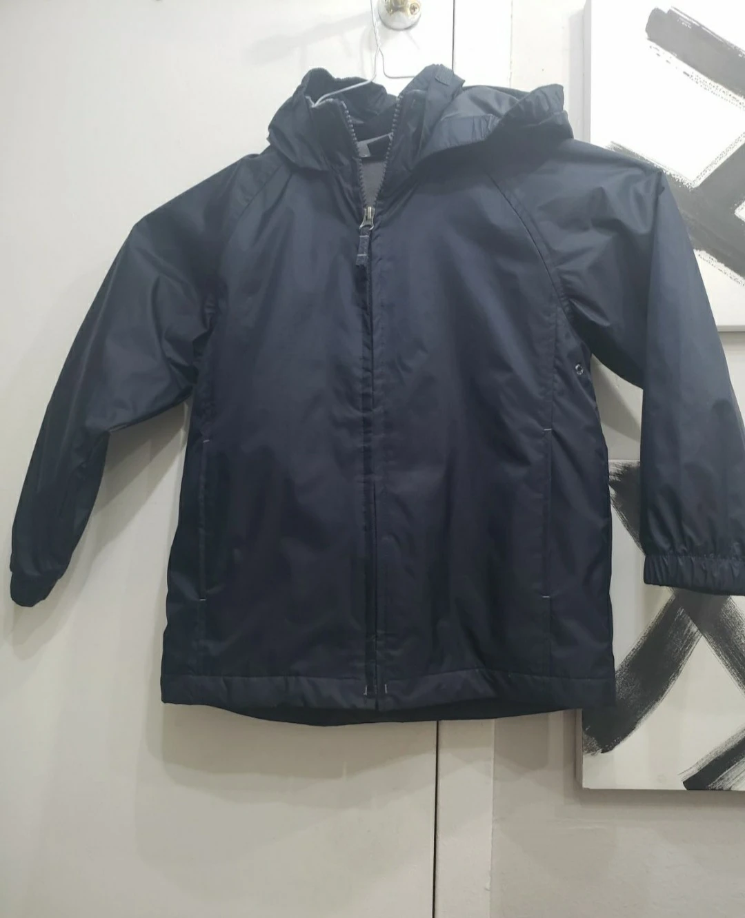 Lands' End Kids Hooded Jacket - Navy Blue - Size S/P (98-104cm) - photo 2