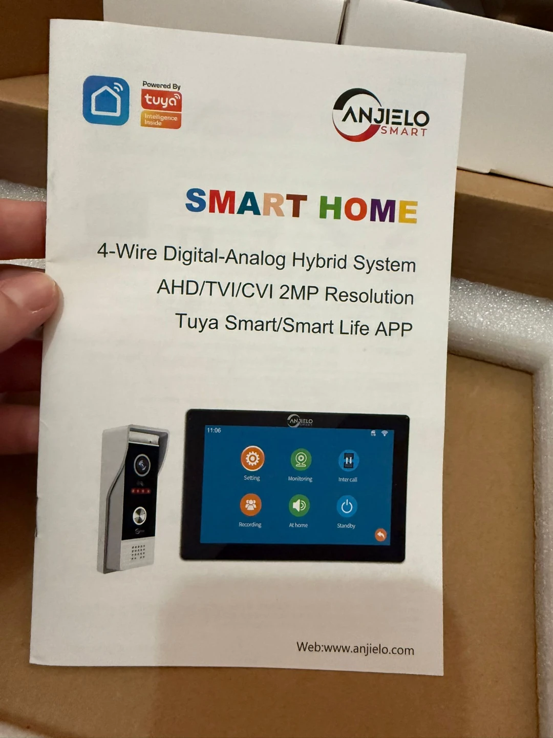 ANJIELO SMART 1080p 10-inch Video Door Phone System
