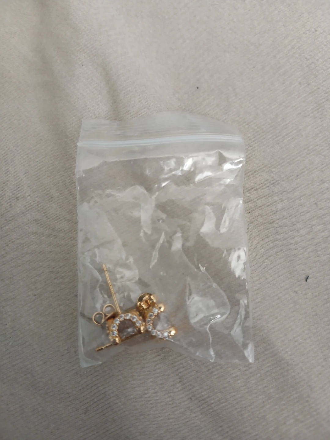 18K Gold Plated 925 Silver And Moissanite 4 Prong Stud Earrings - photo 4
