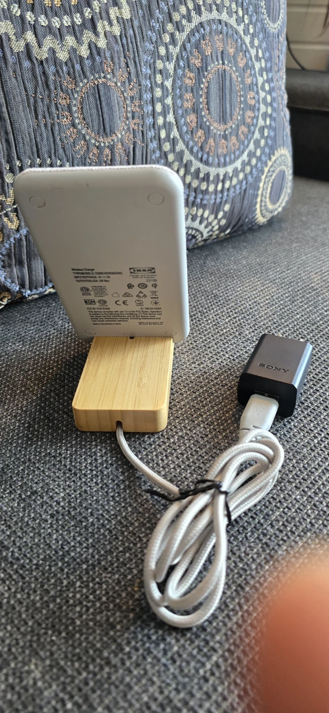 IKEA NORDMÄRKE Wireless Charger with Adapter - photo 2