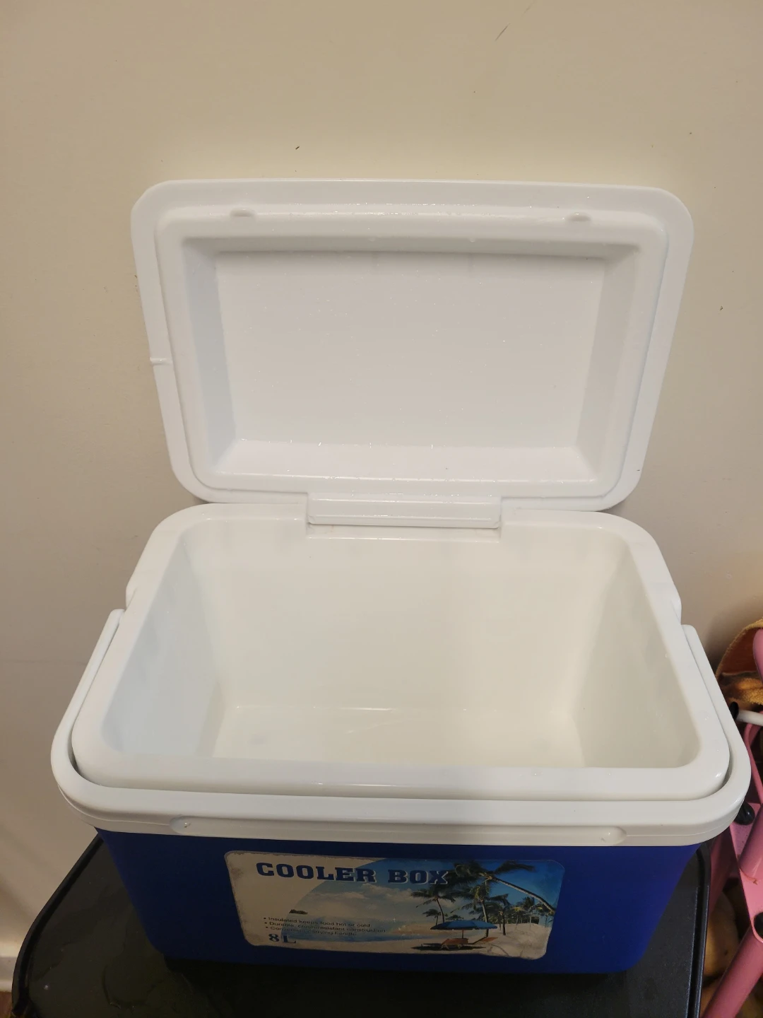 Cooler Box 8L Blue/White - photo 2