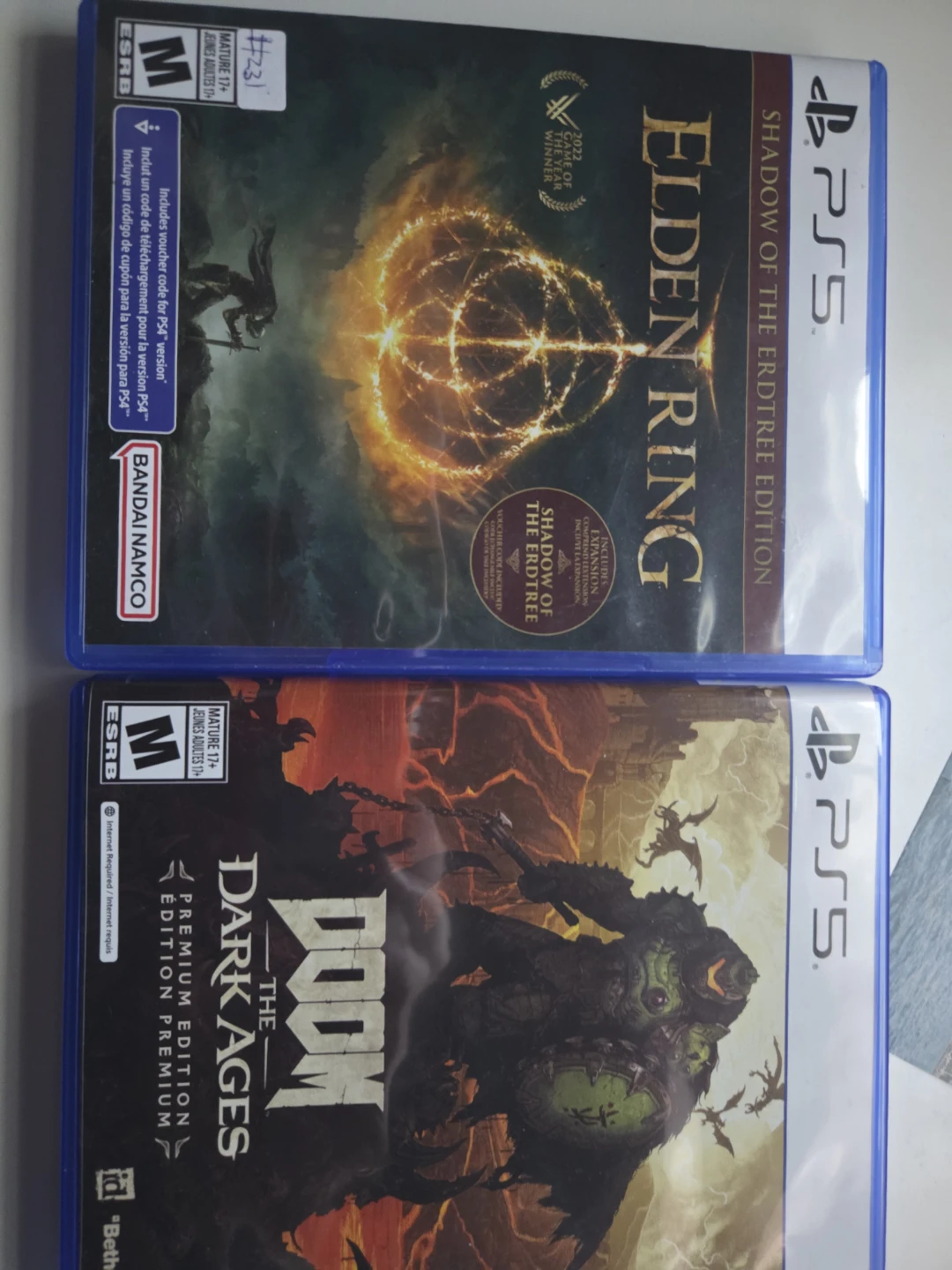 Elden Ring  PS5 / Doom the dark ages ps5
