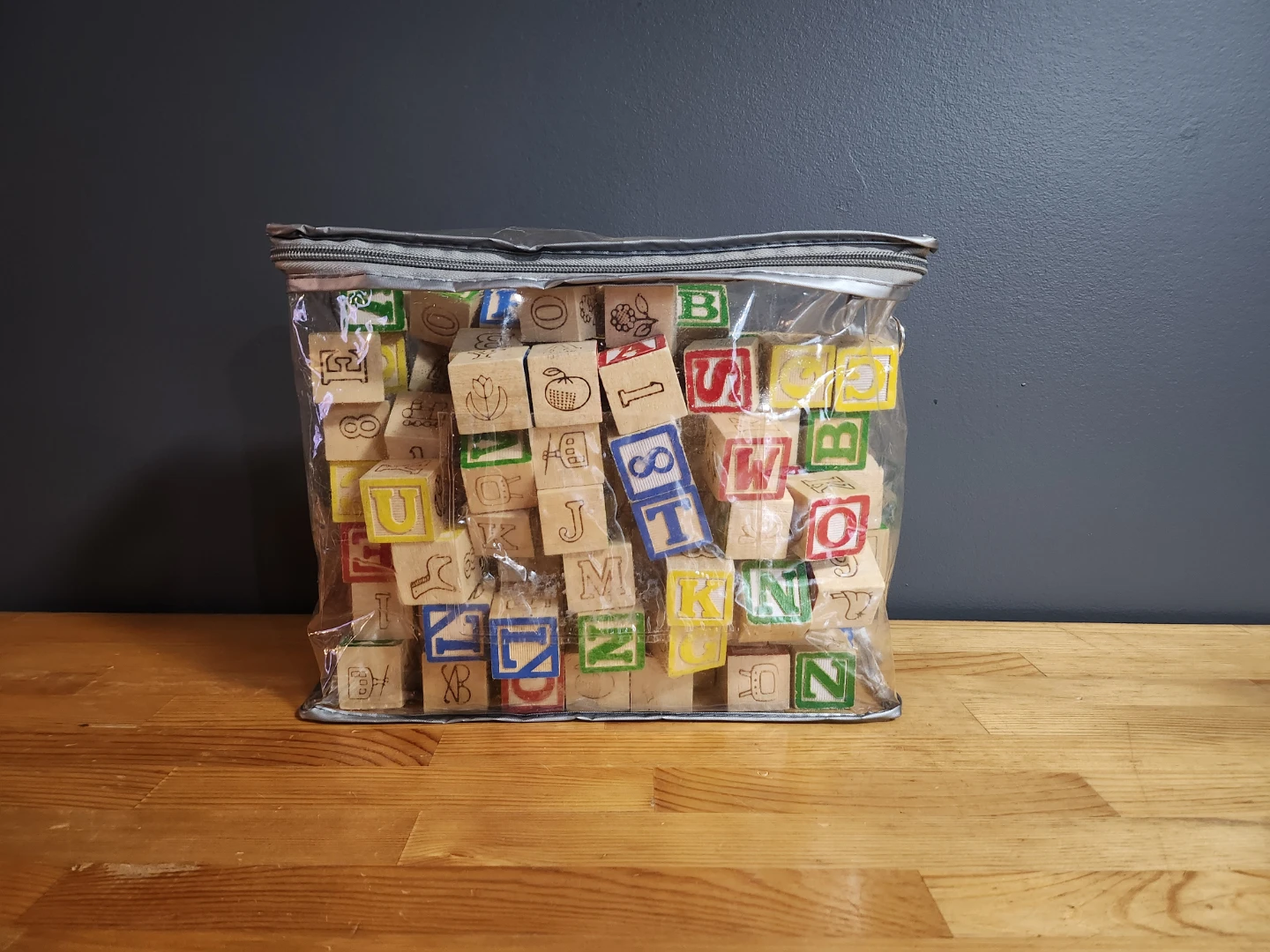 Melissa & Doug Deluxe Wooden ABC/123 Blocks - (50 Pcs Set)