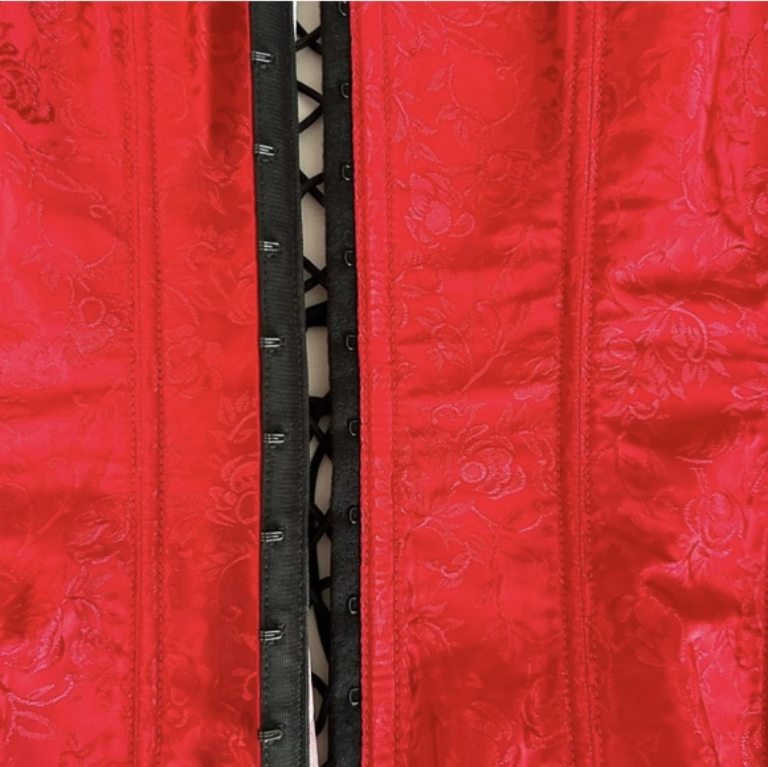 Elegant  red and  black  corset - photo 3