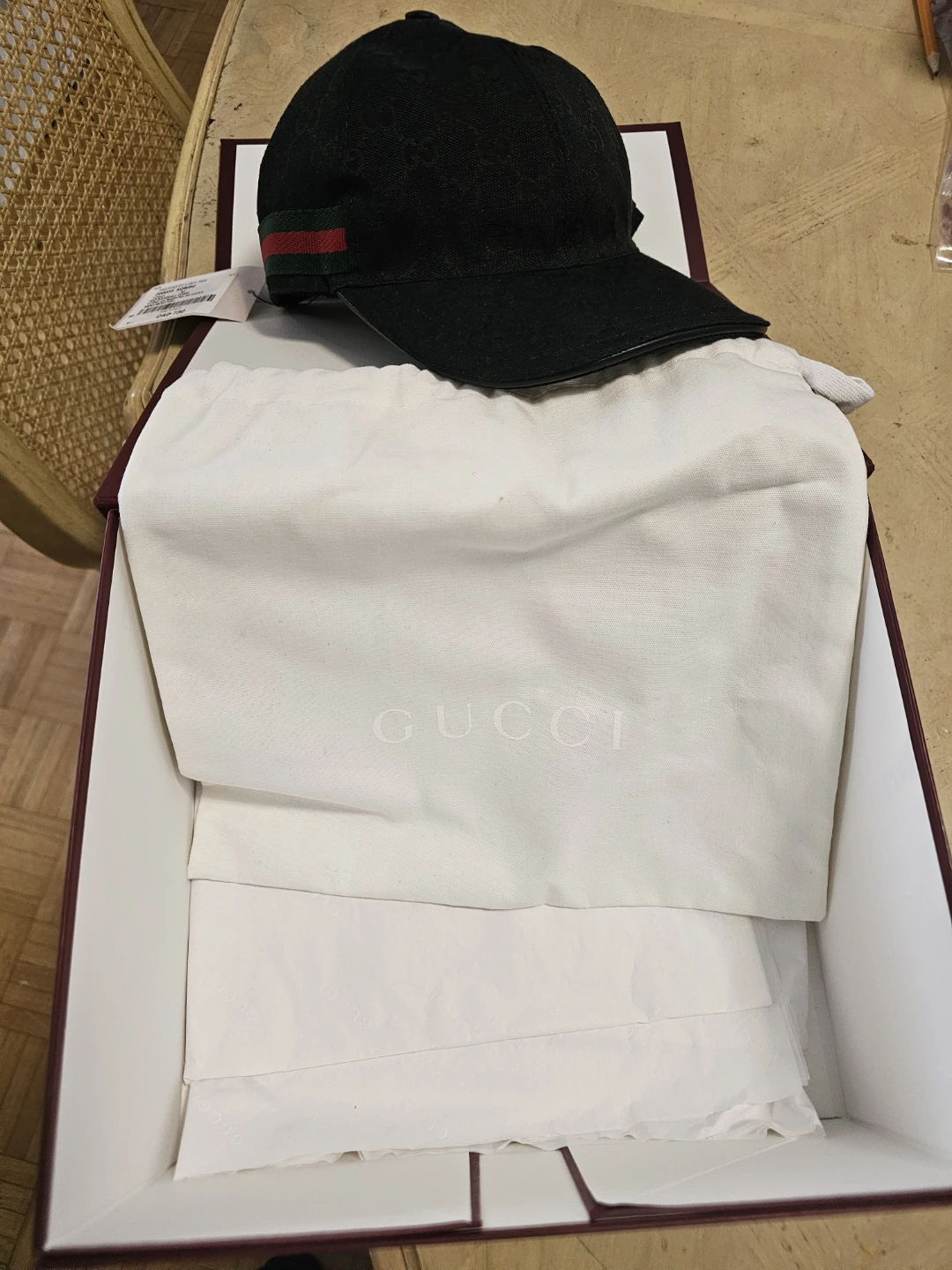 Brand New with Tags Gucci GG Baseball Hat, box/bag included - photo 5