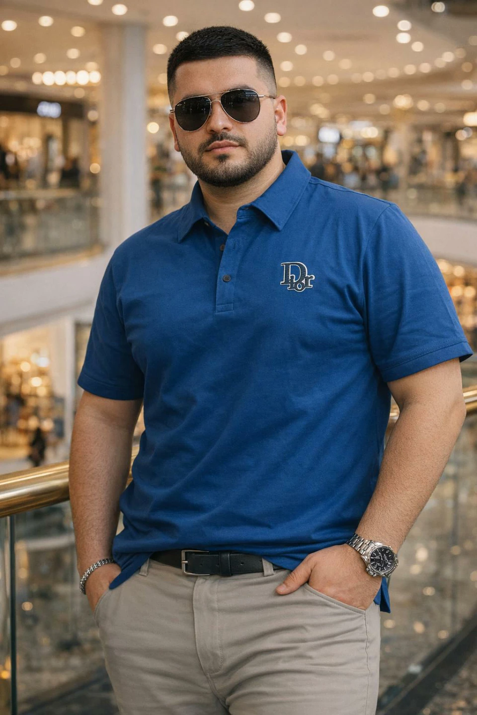 Dior Paris Polo Shirt- Plus Sizes _ 2xl to 8XL slim Fit - photo 3
