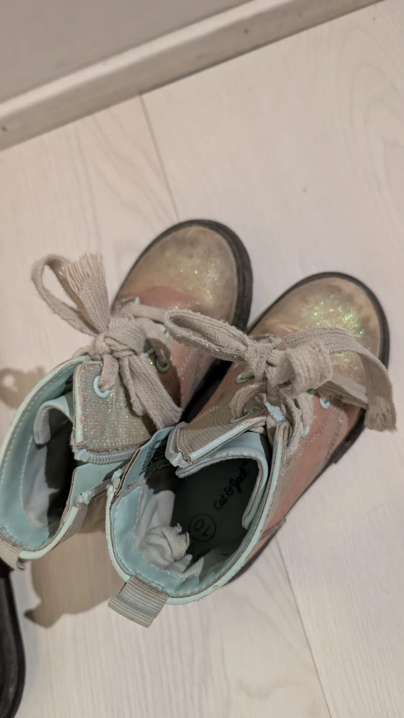 Cat & Jack Kids Glitter Boots Size 10 - photo 2
