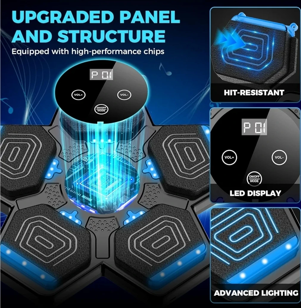 Smart Bluetooth Music Boxing Machine Pad - photo 5