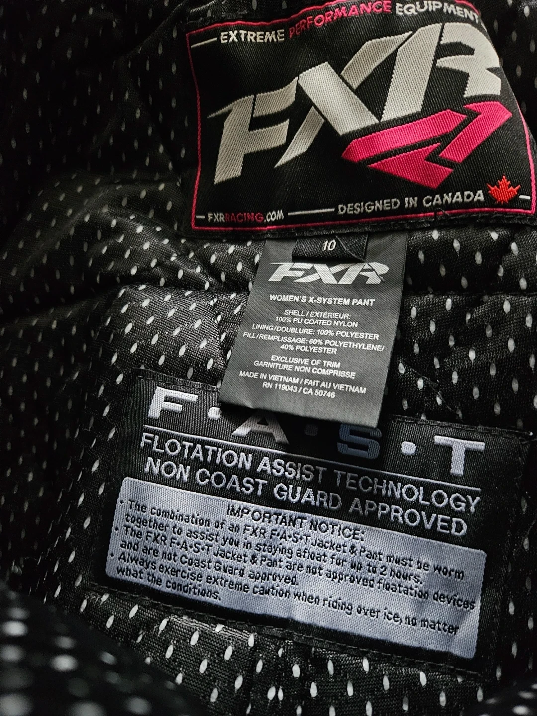 FXR Women's Snowmobile Suit - Pink/Lime Green - photo 3