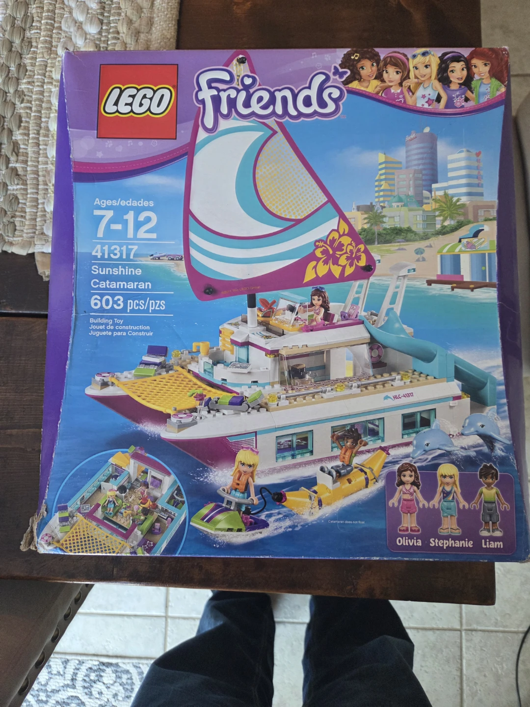 LEGO Friends Sunshine Catamaran Building Toy Set 41317