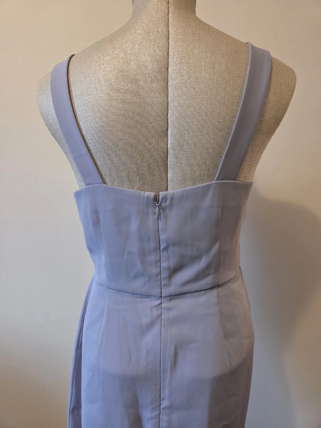 Babaton Lilac Square Neck Midi Dress with Slit - photo 3