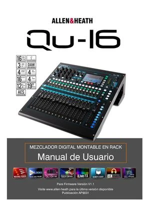 Allen & Heath QU-16 Digital Mixer