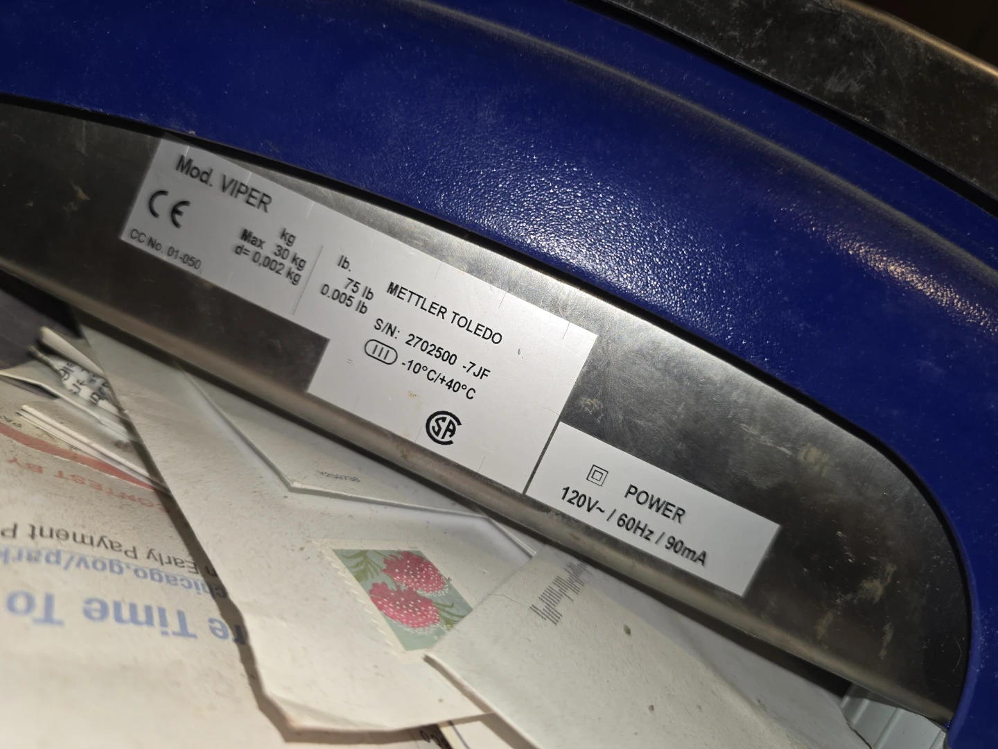Mettler Toledo Viper SL 30 Digital Scale - photo 2