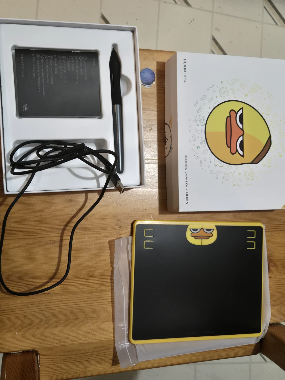 HUION HS64 Special Edition Graphics Drawing Tablet - photo 2