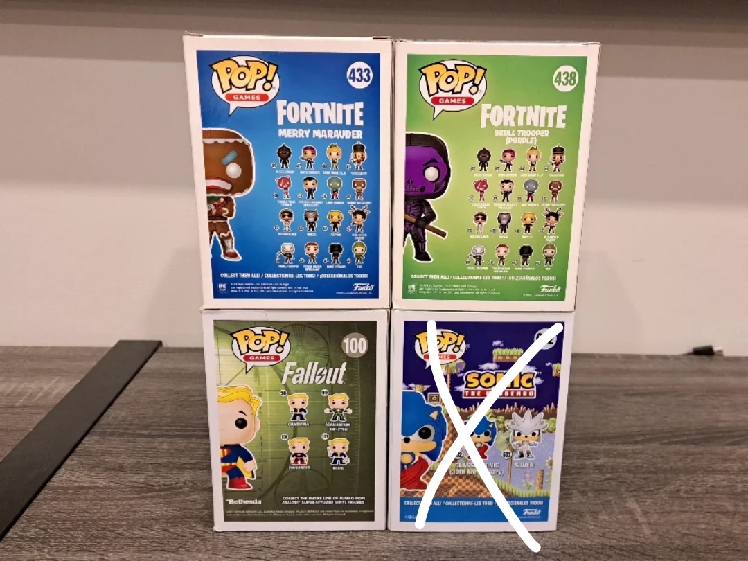 FORTNITE 🎮 Fallout 📺 Sonic 🕹Funko Pop - photo 3