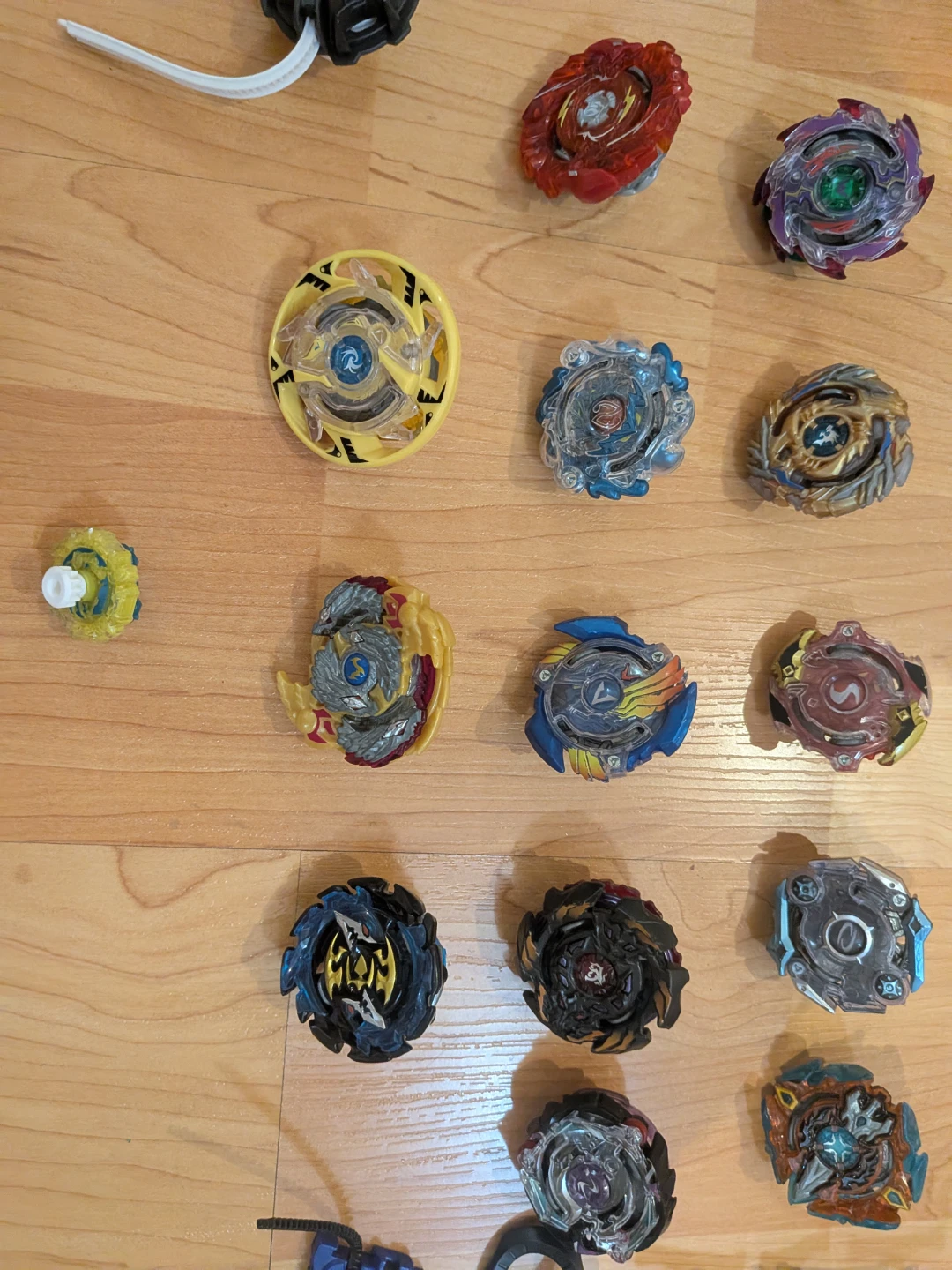 Beyblade Lot with Launchers and Beyblades