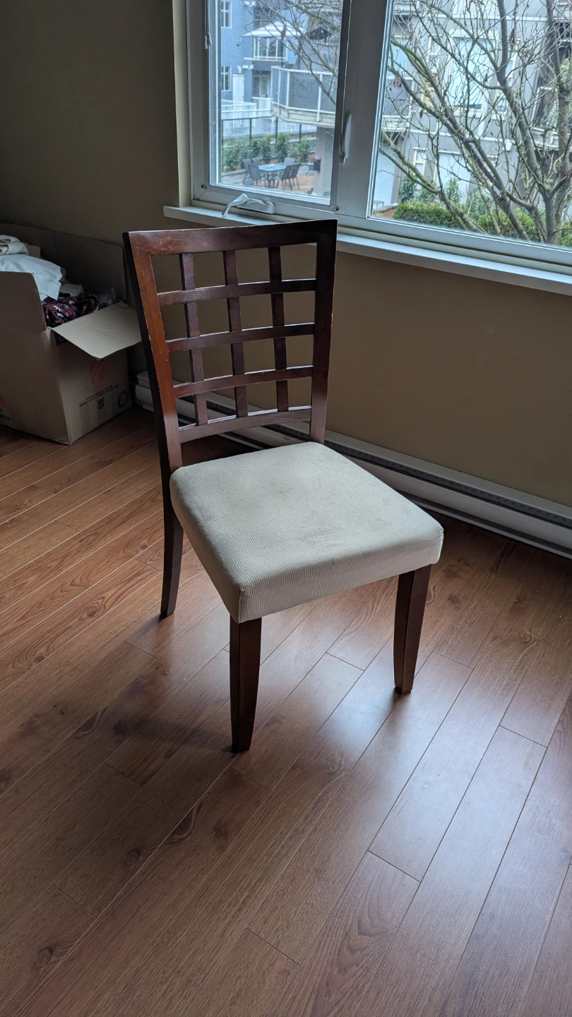 Wooden Dining Table with Chairs