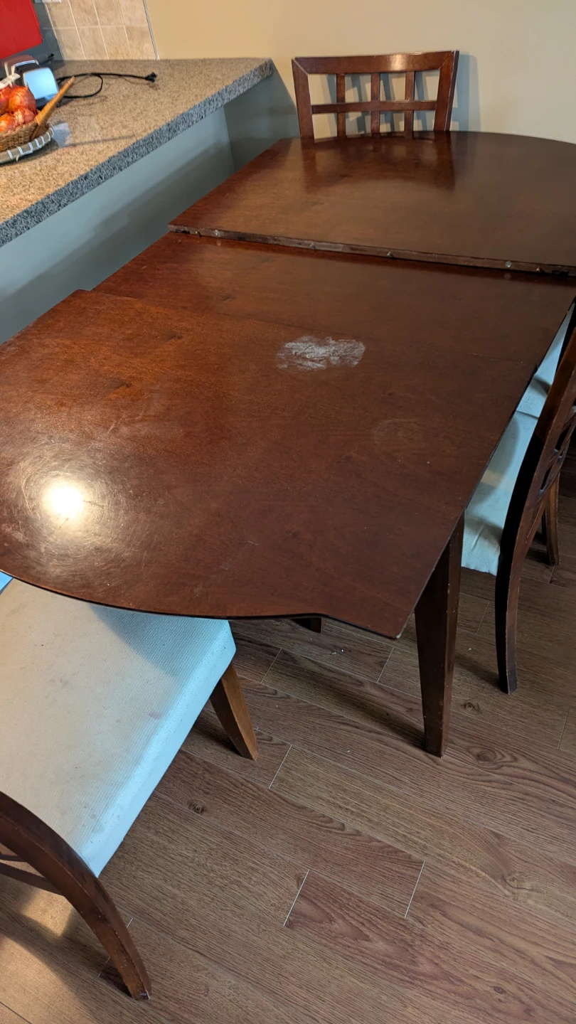 Wooden Dining Table with Chairs - photo 3