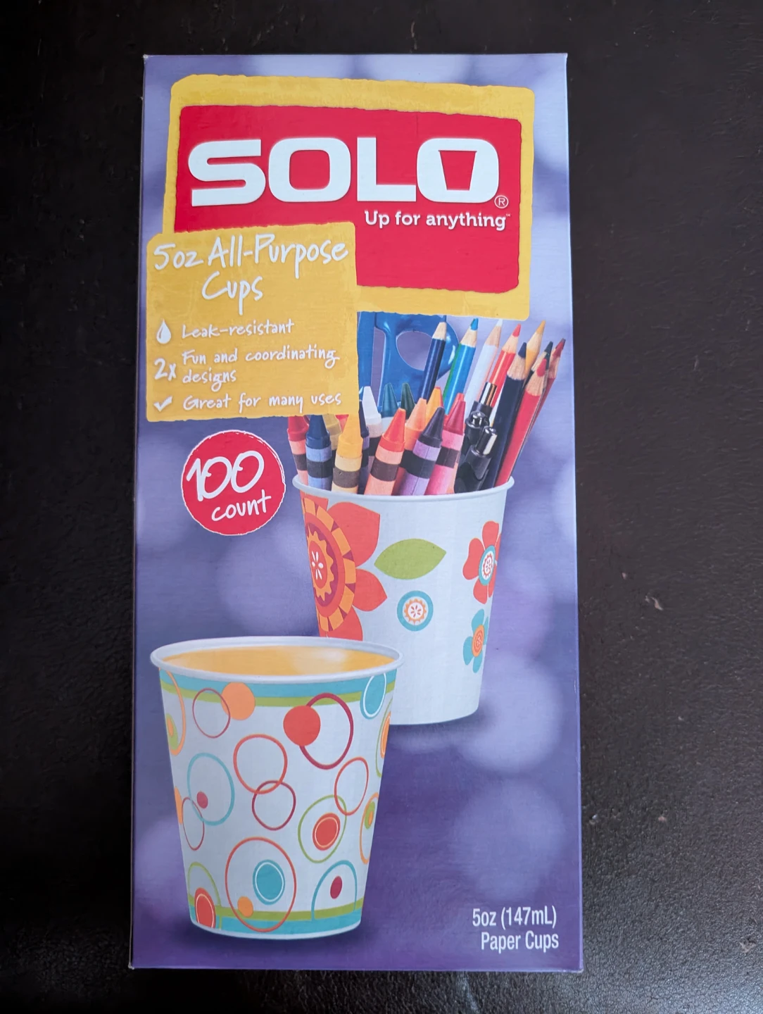 SOLO 5oz All-Purpose Paper Cups - 100 Count