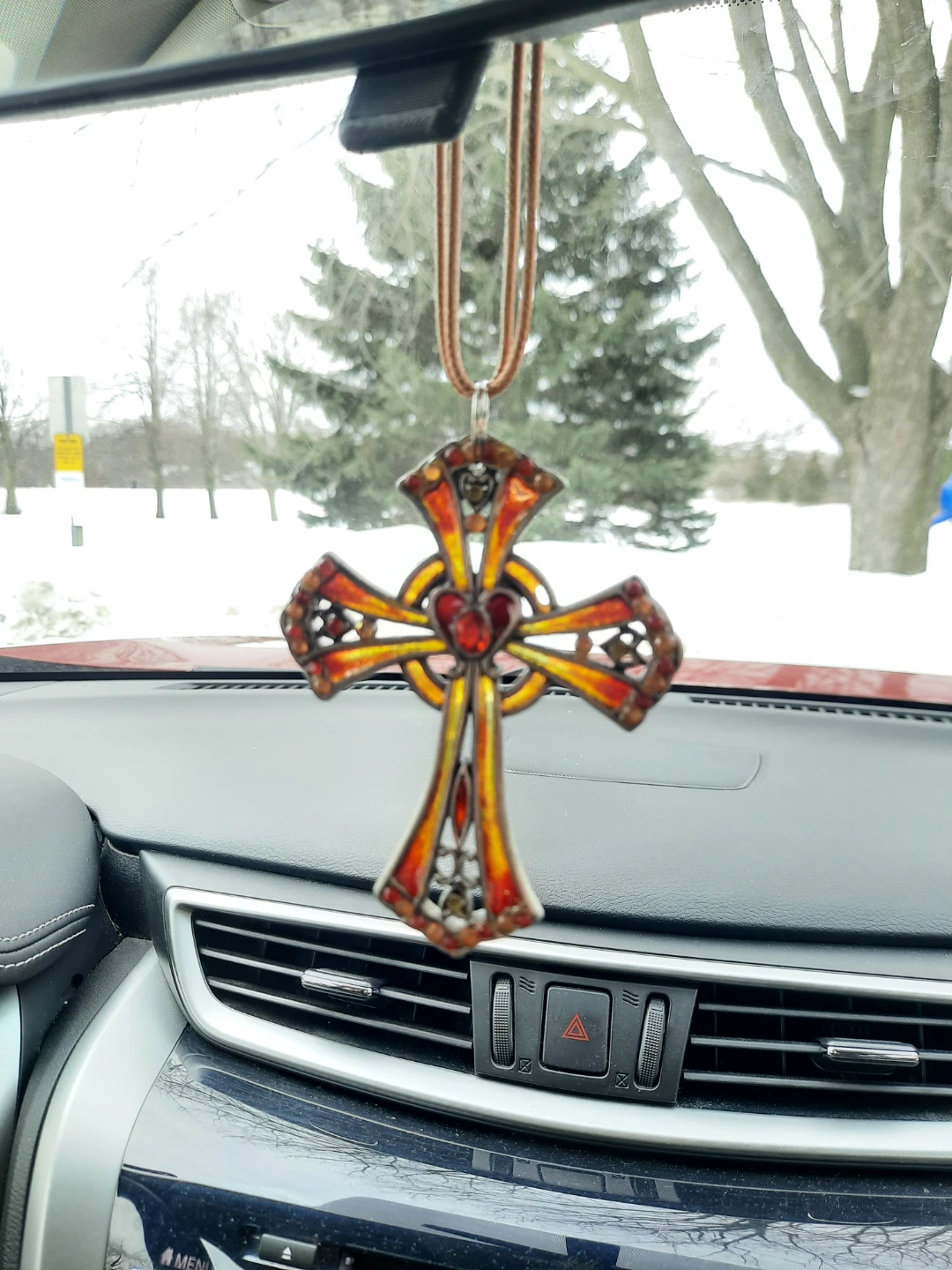 Decorative Hanging Cross Ornament