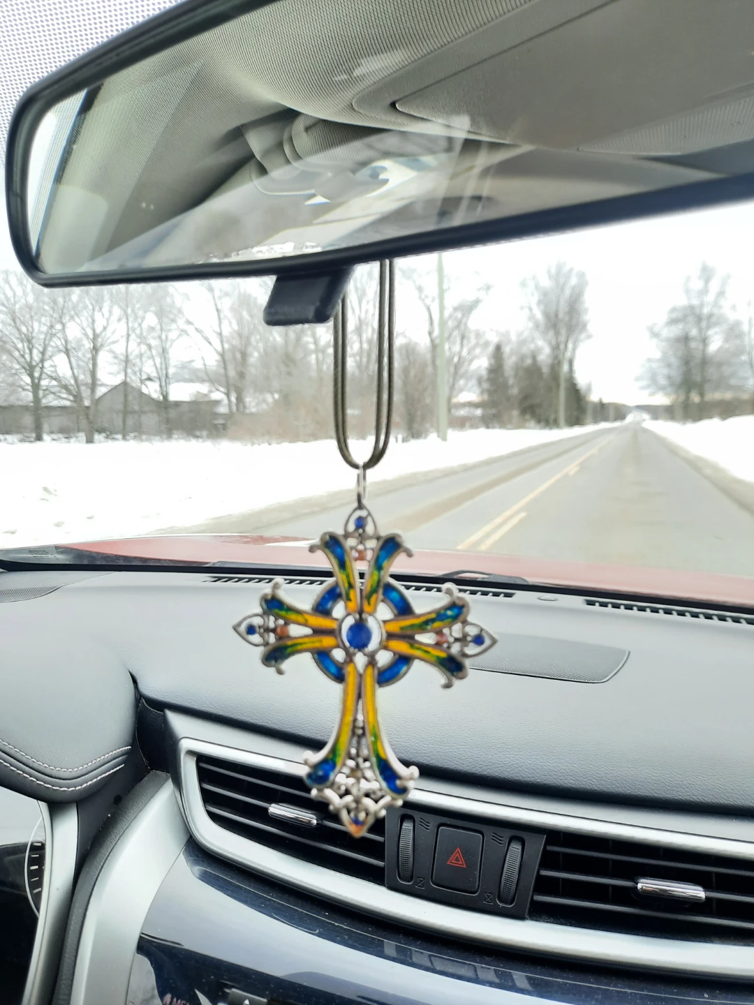 Decorative Hanging Cross Ornament - photo 3