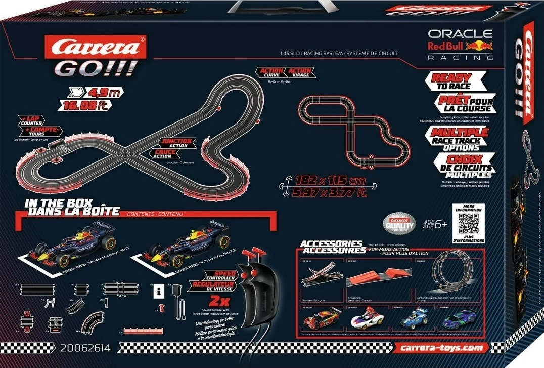 Carrera GO!!! Oracle Red Bull Racing Slot Car Set 🏆 - photo 4