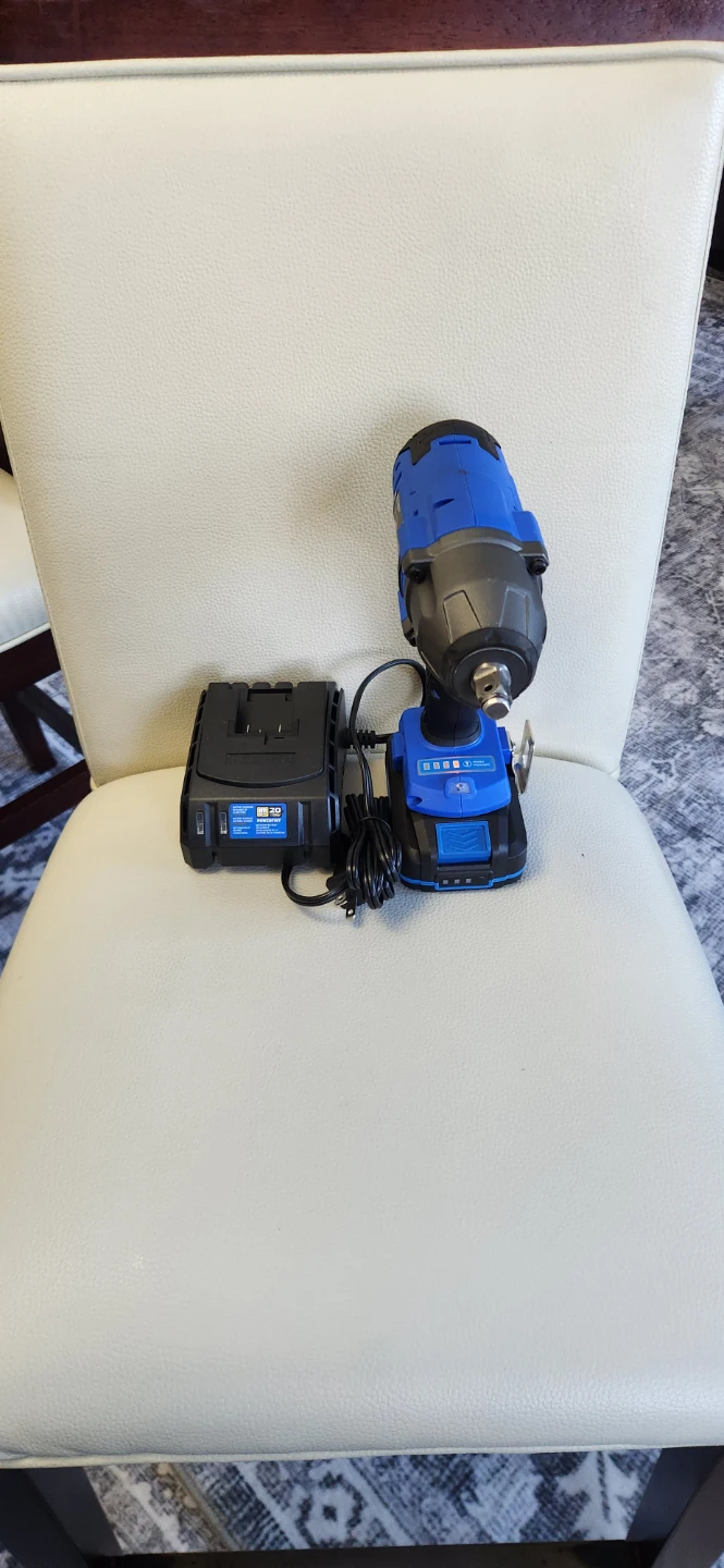Powerfist 20V Impact Wrench Kit with Battery and Charger
