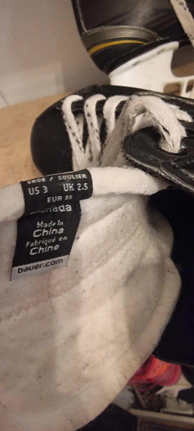 NEED TO GO!!! Size 3 - Bauer Impact Ice Skates for Kids🏆 - photo 2