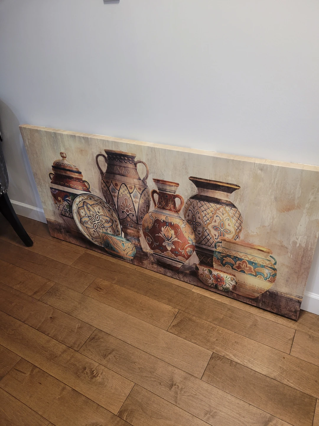 Canvas Wall Art Print - Still Life Vases and Pottery