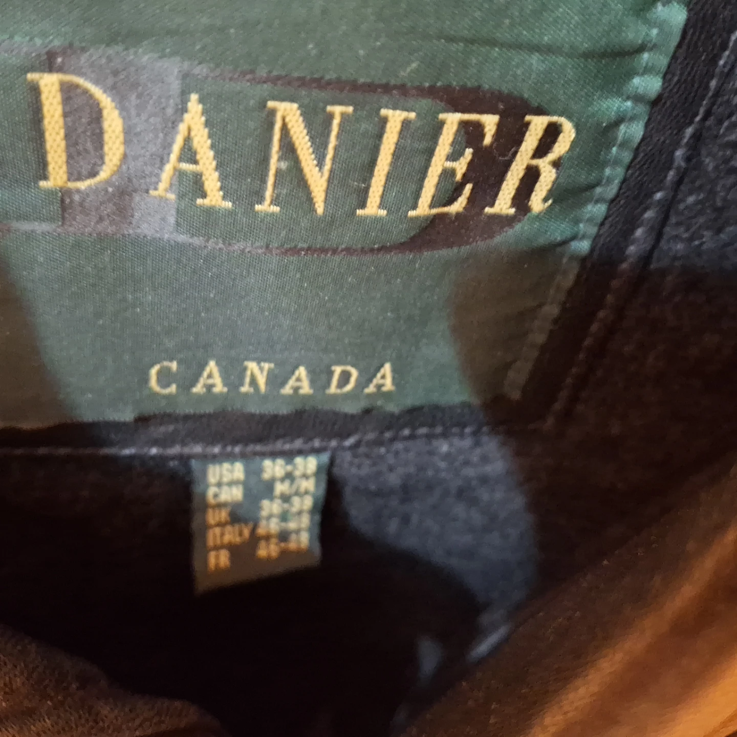 2  mens DANIERE CANADA Leather Jackets* some wear * $49 each* - photo 3
