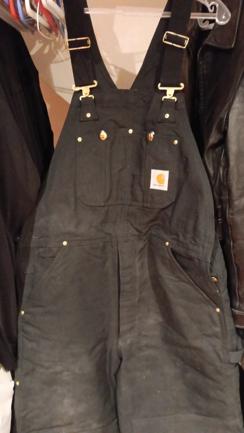 Carhartt R02 BLK Bib Overalls & Jacket - photo 3