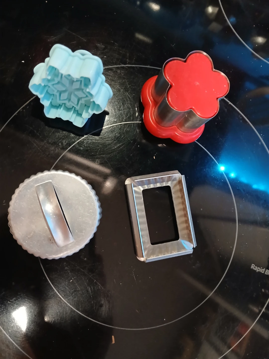 Cookie Cutters - Snowflake, Flower, Oval, Rectangle - photo 5