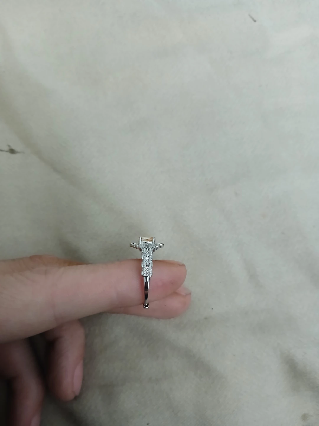 925 Silver And Citrine Adjustable Ring - photo 5