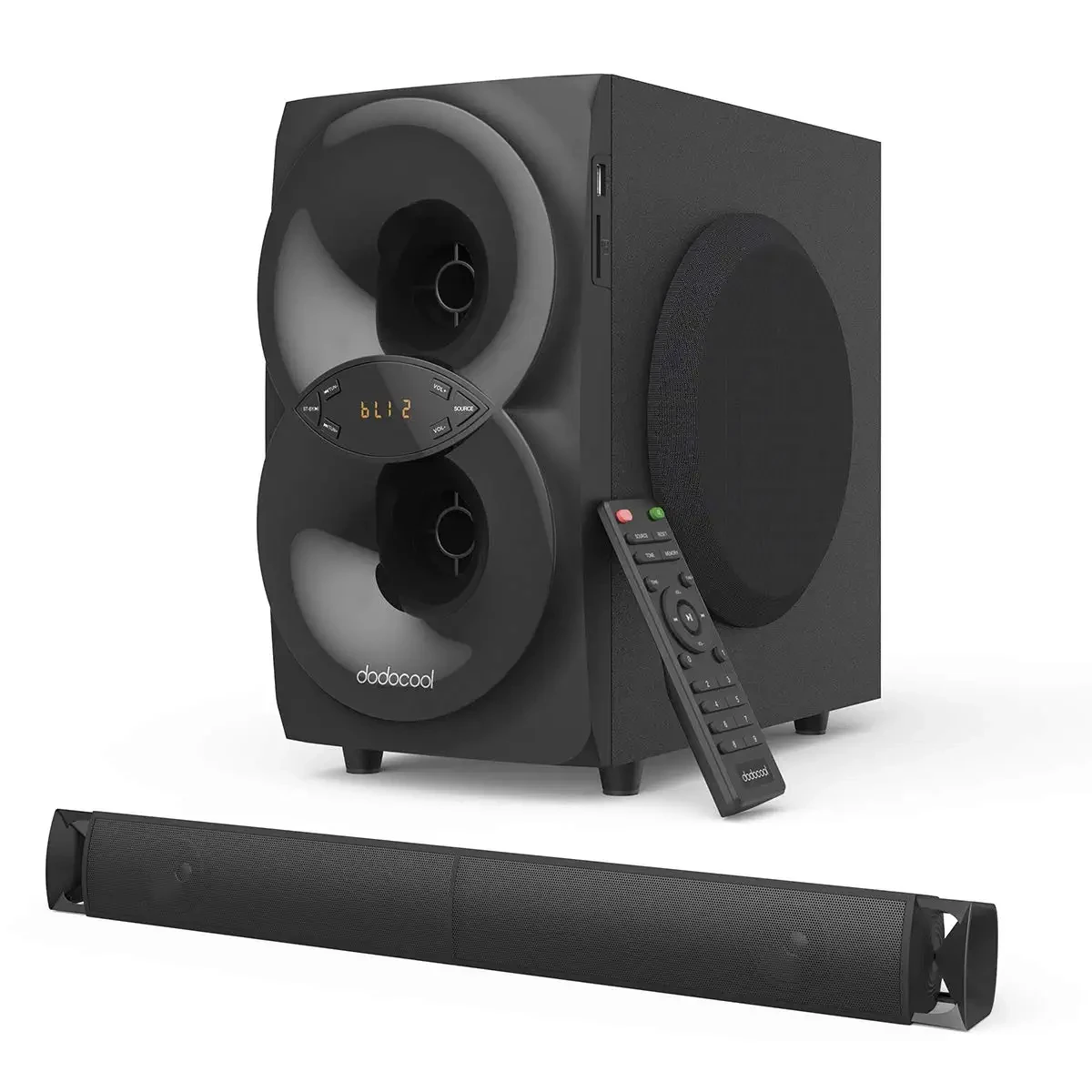 Dodocool 2.1 Channel Soundbar System with Subwoofer