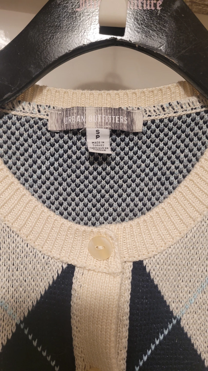 Urban Outfitters Argyle Knit Vest - Size XS/S - photo 2