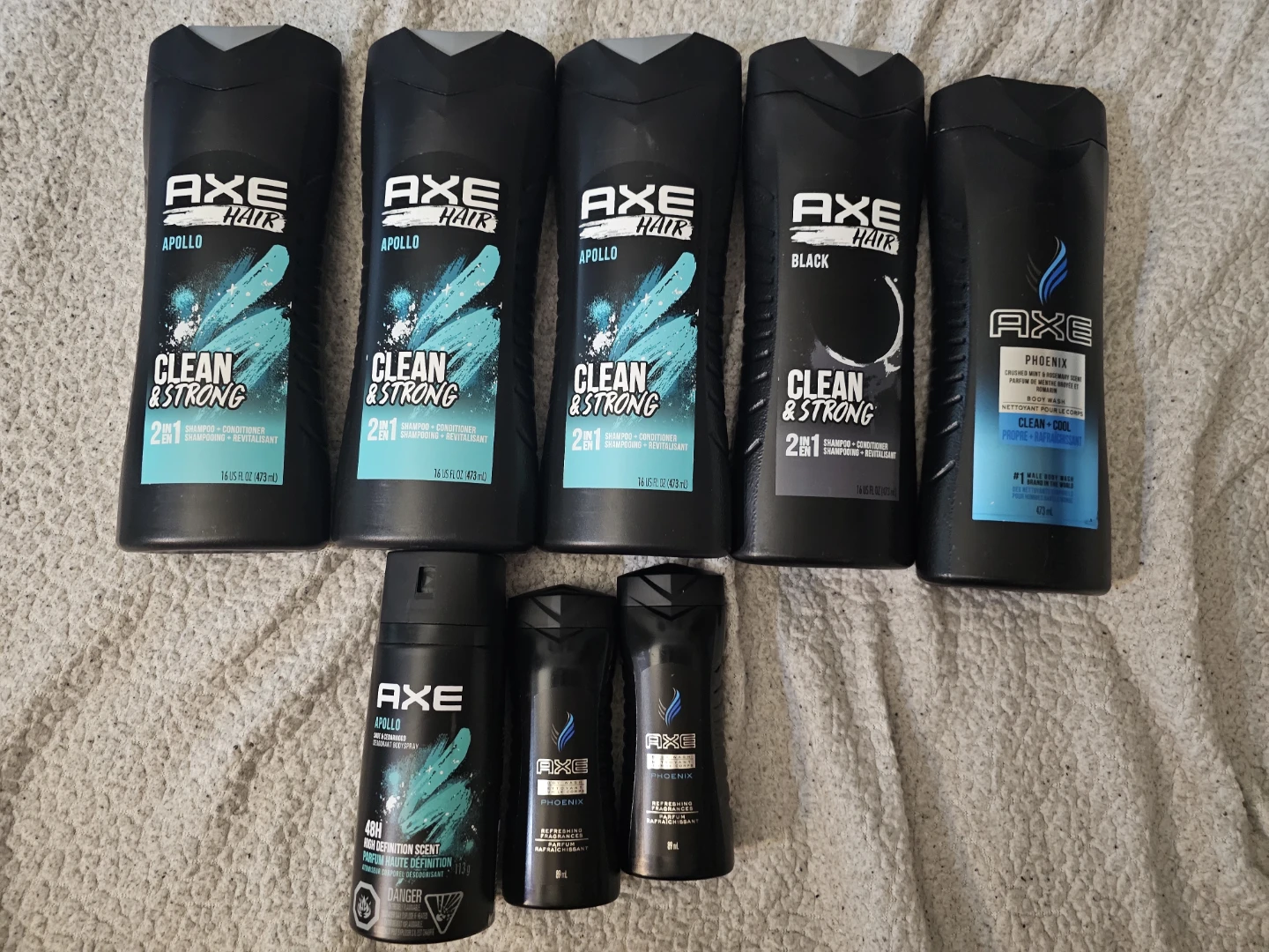 Axe Phoenix Body Wash & Apollo 2-in-1 Shampoo + Conditioner