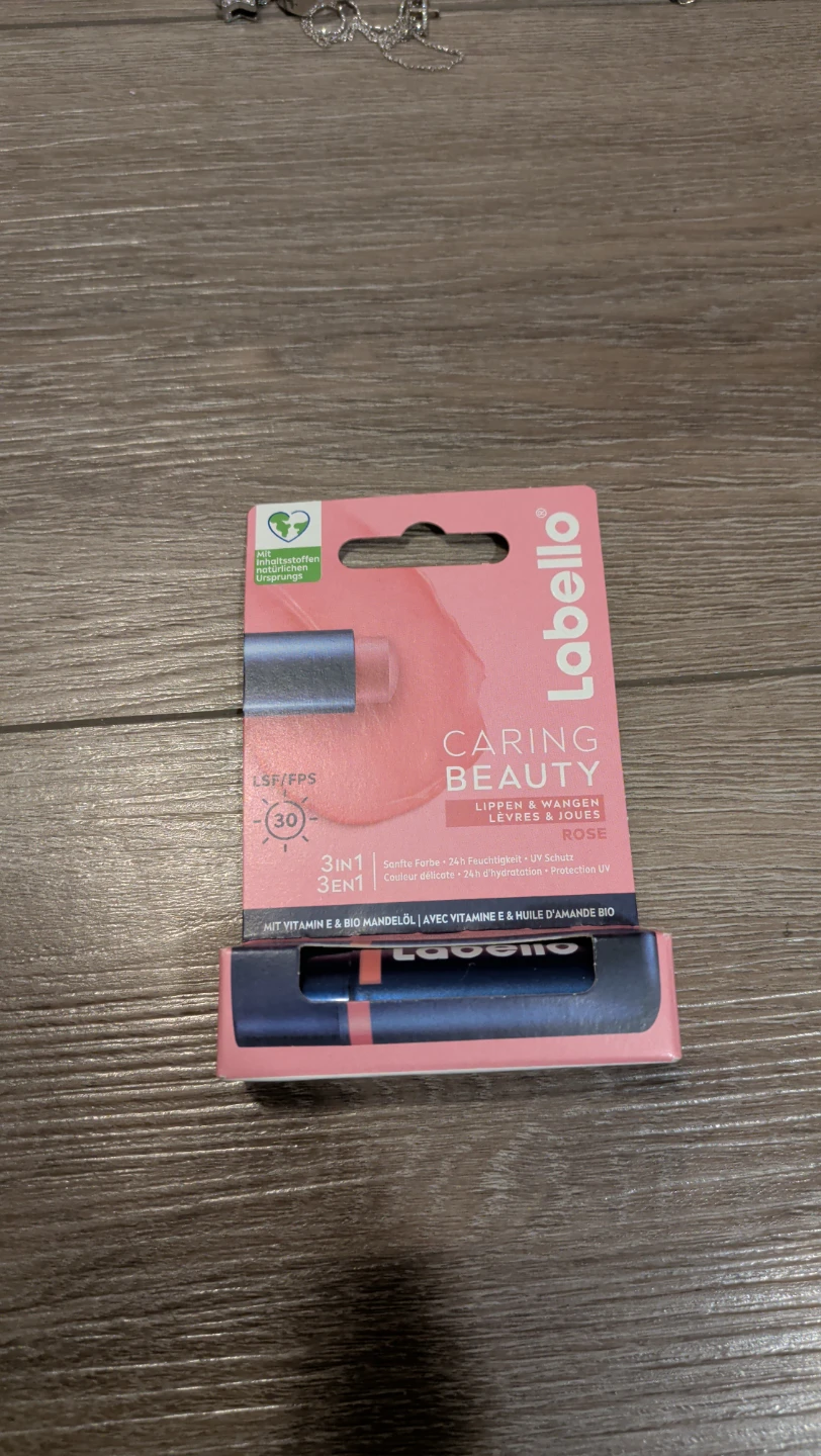 Labello Caring Beauty Rose Lip and Cheek Tint with SPF 30