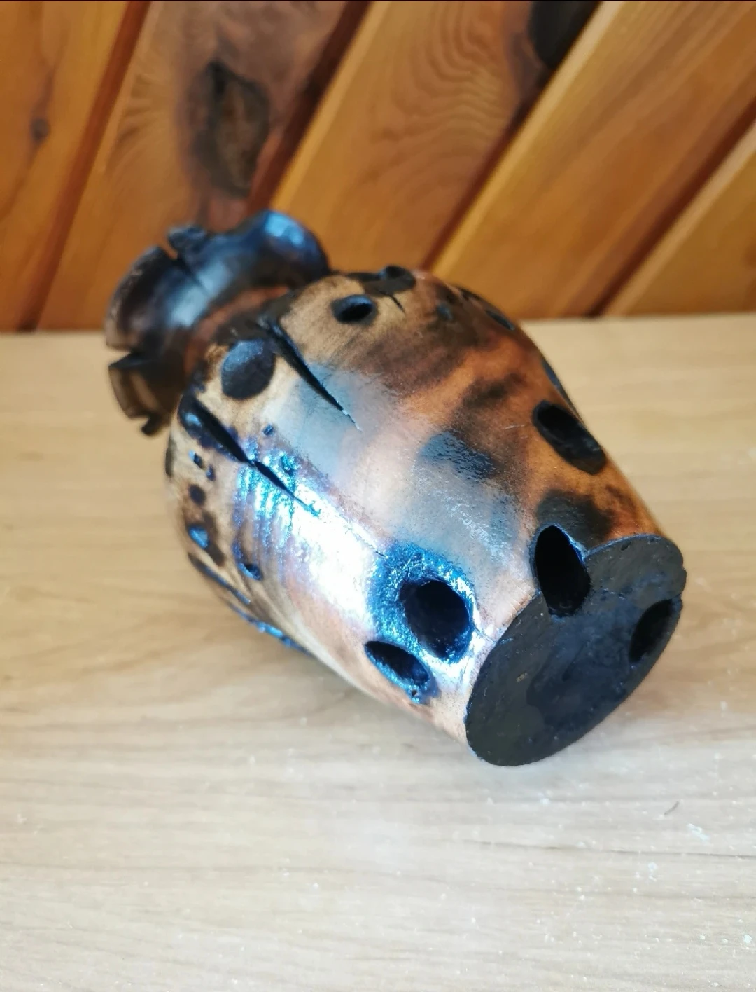 Vintage Burl Wood Vase - photo 5
