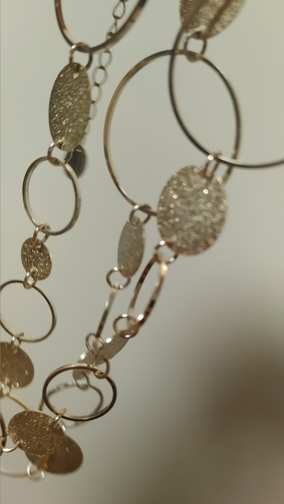 Necklace with Circles and Ovals