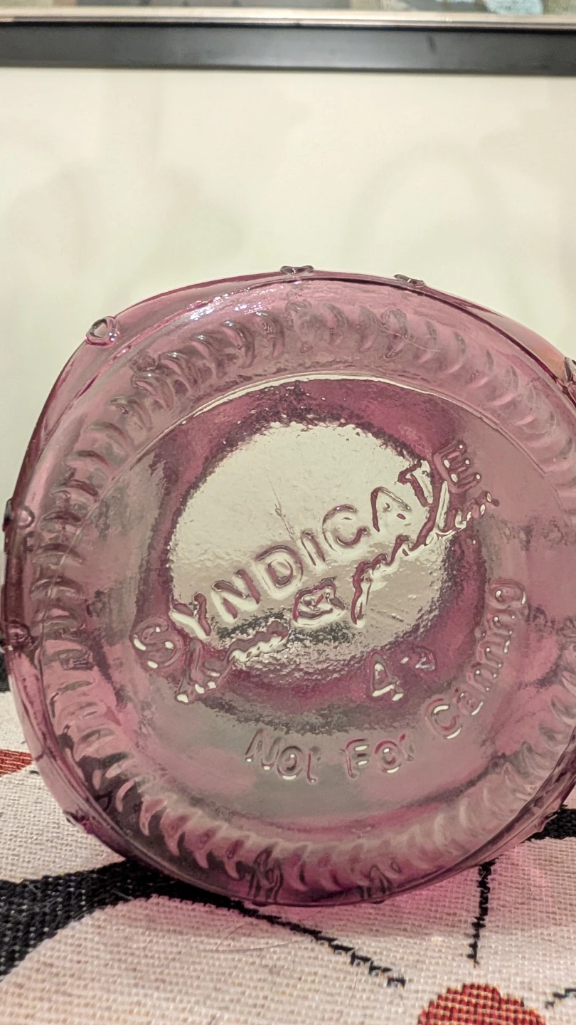 Syndicate Home Purple "Est. 1946" Glass Mason Jar 🧡 - photo 2