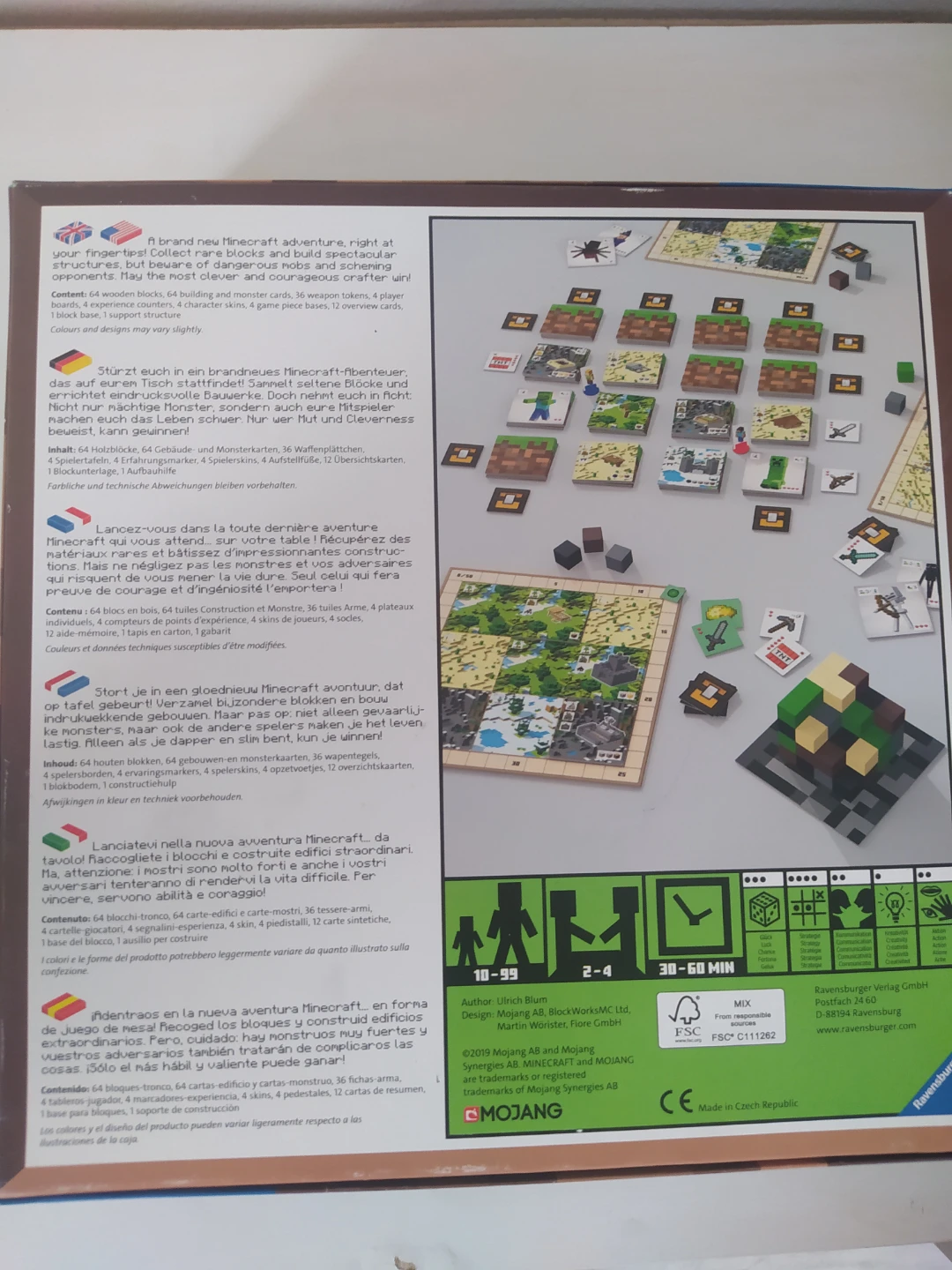 🏆Minecraft Builders & Biomes Board Game by Ravensburger🏆 - photo 2