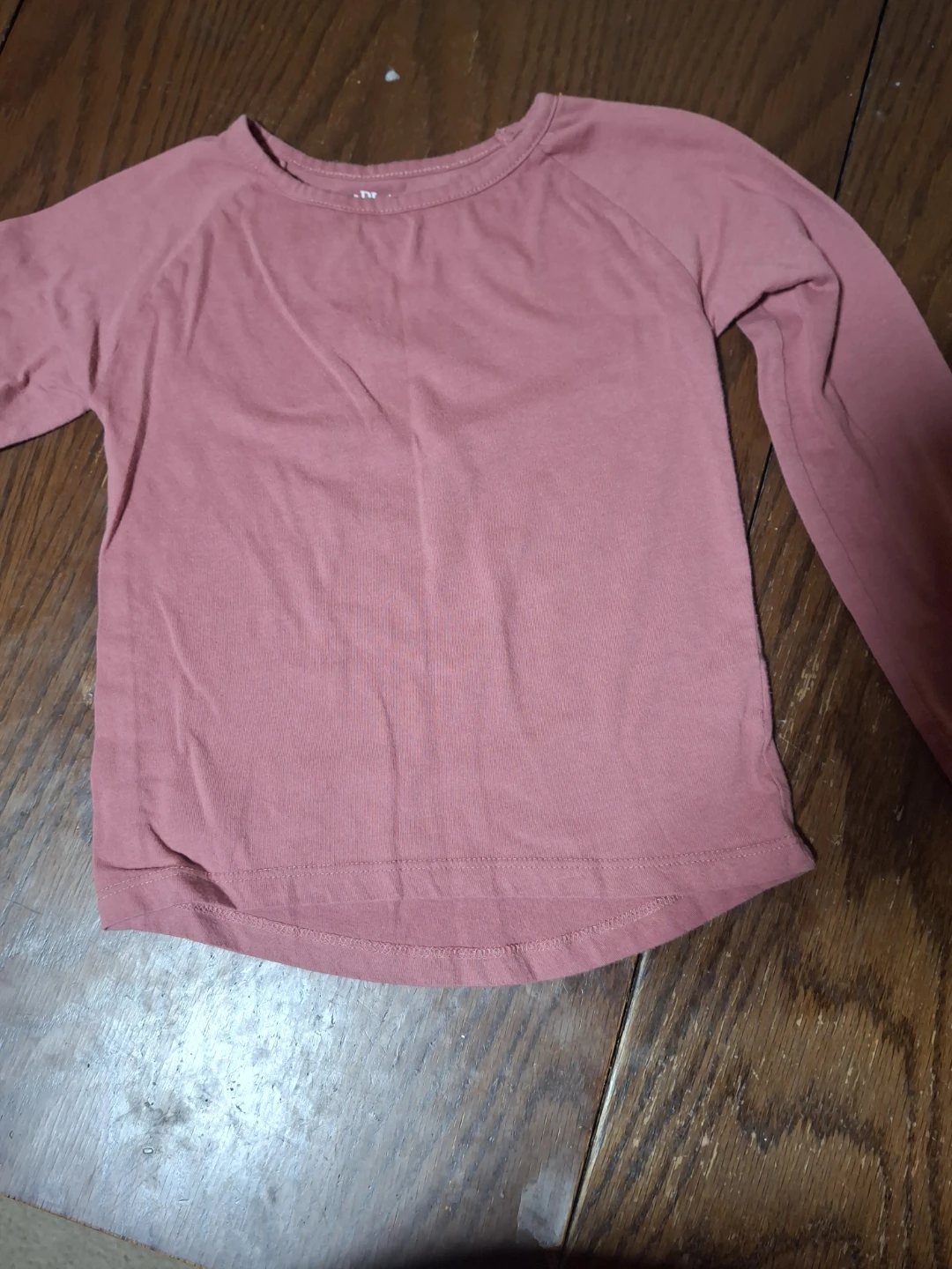 Girls Long Sleeve Shirt - Rose Pink