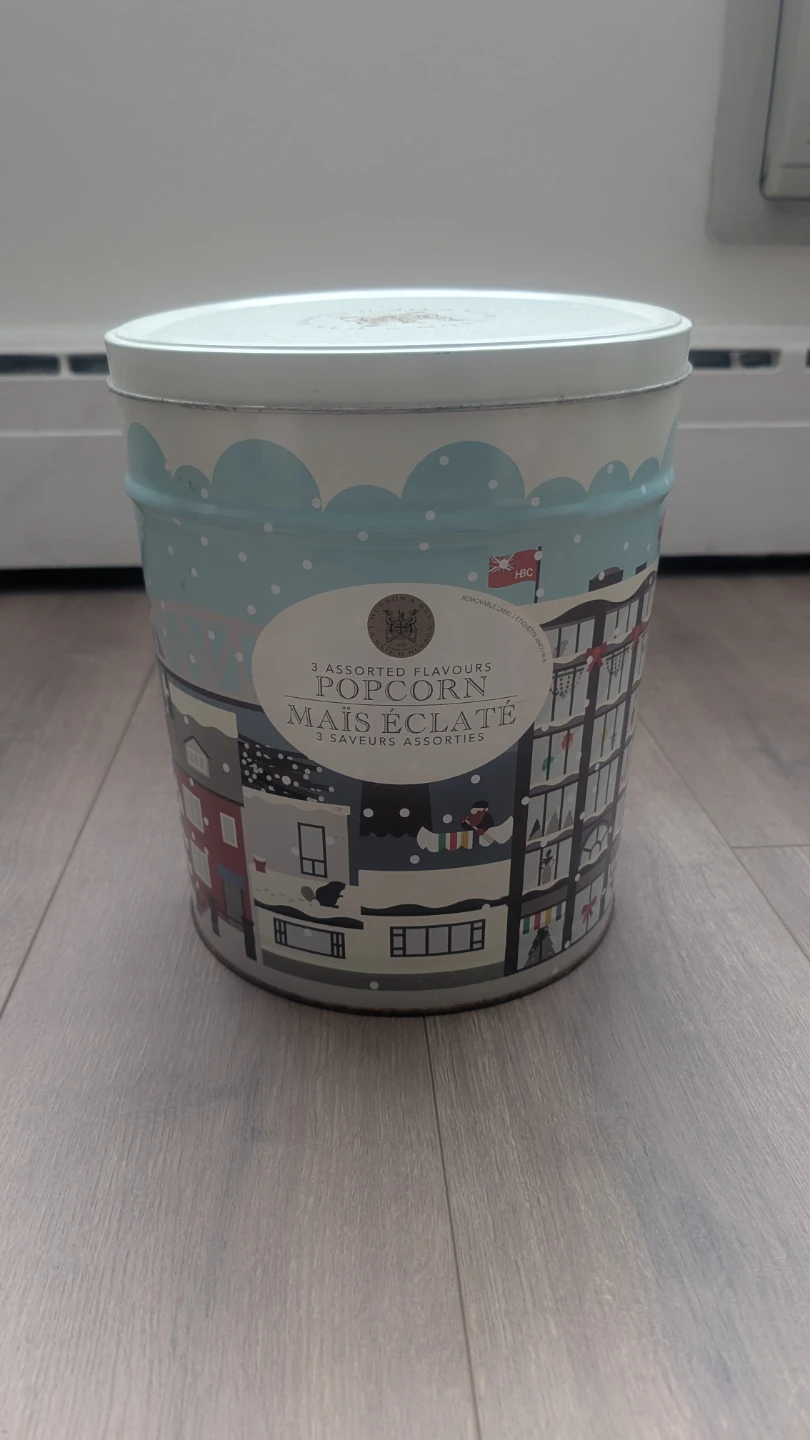 Hudson's Bay Popcorn Can
