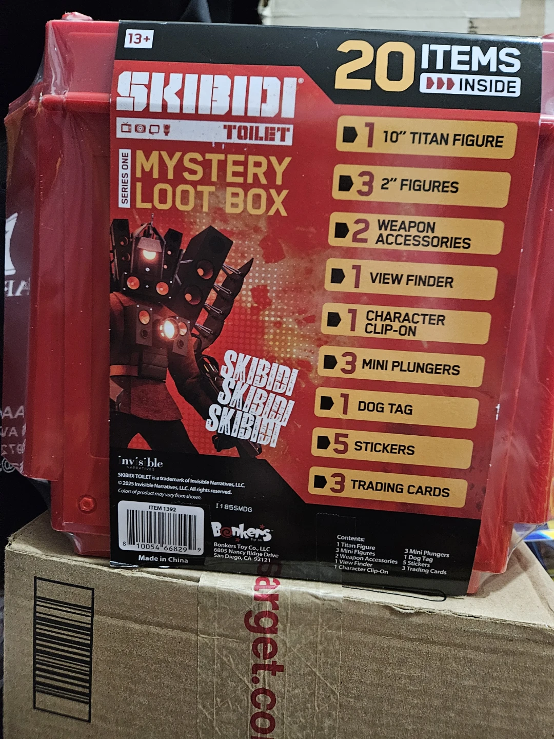 Skibidi Toilet Mystery Loot Box - 20 Items Inside - photo 2