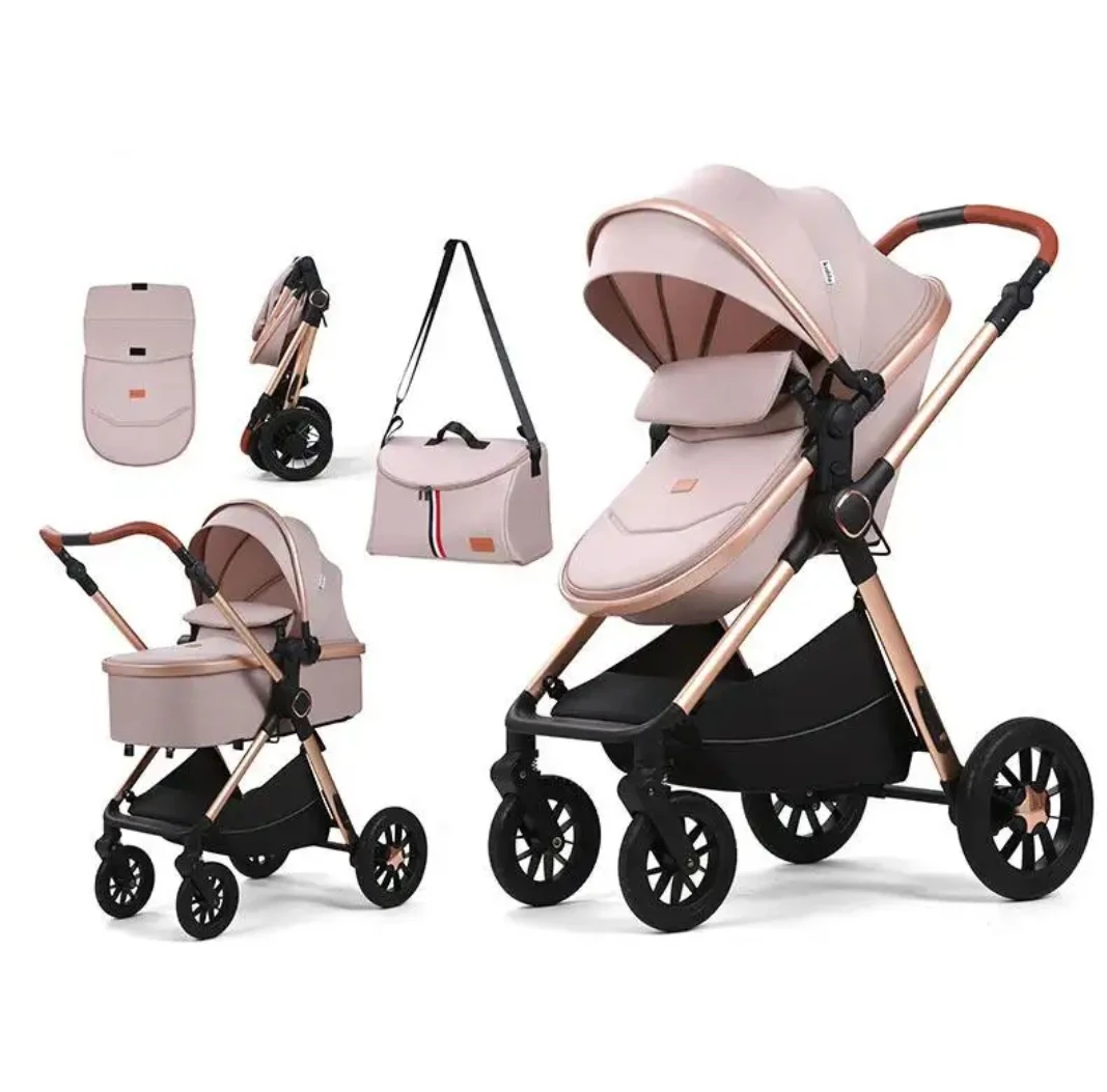 Baby Stroller and Pram Travel System with Matching Diaper Bag - photo 3