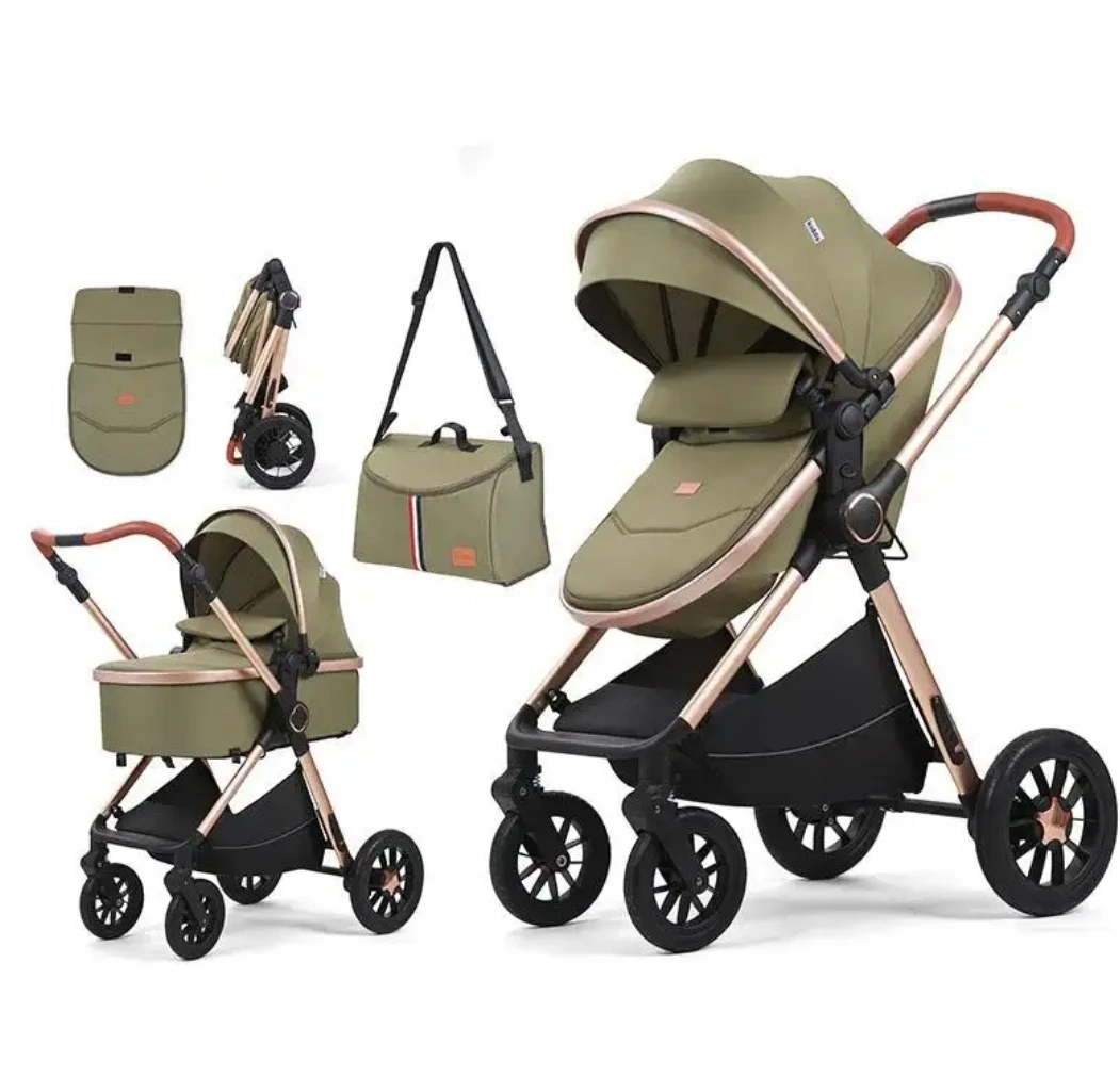 Baby Stroller and Pram Travel System with Matching Diaper Bag - photo 5