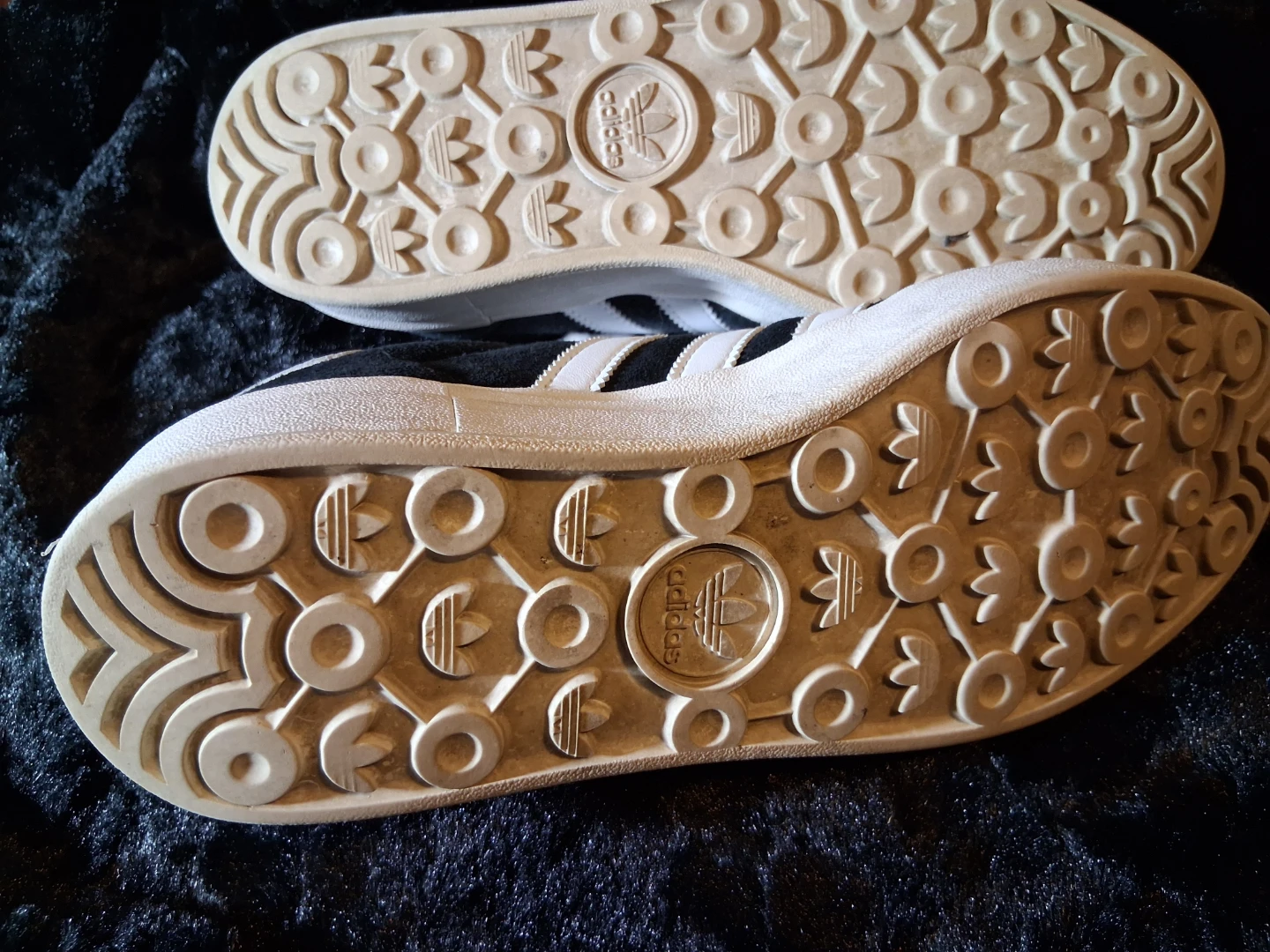 Adidas Gazelle Sneakers Black White Suede - photo 3