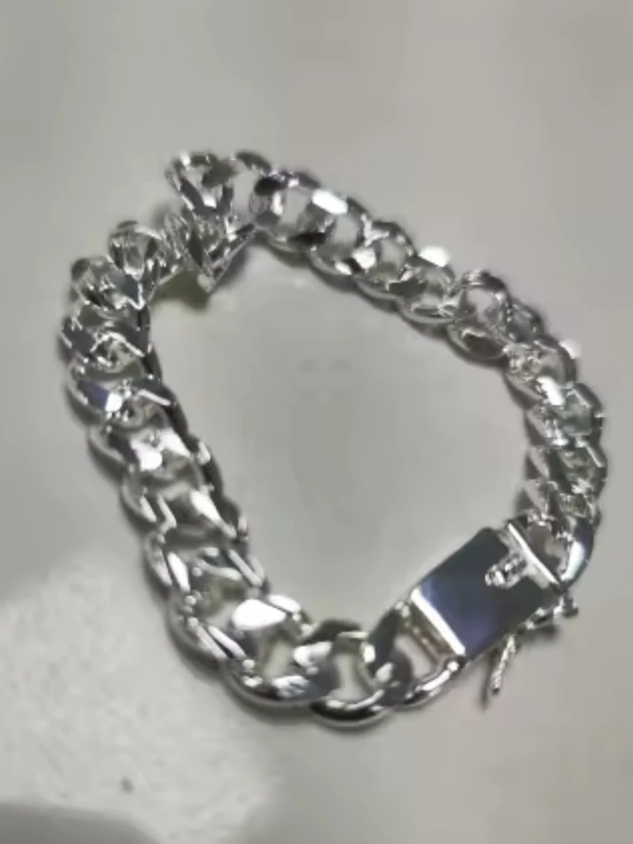 Sterling Silver 925 Curb Link Bracelet