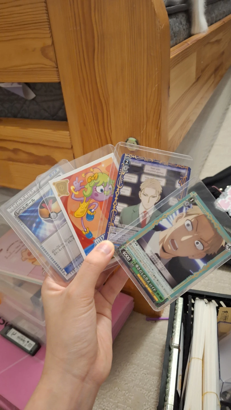 Assorted Trading Cards: Pokemon, Spy x Family