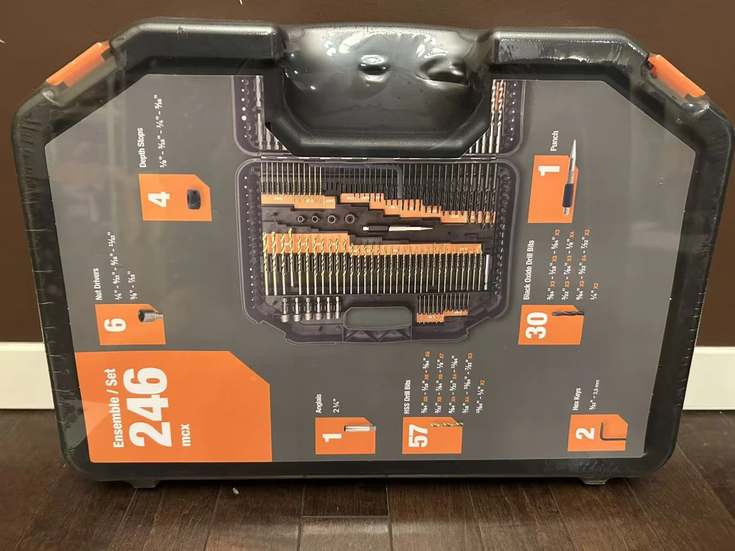 246-Piece Drill and Driver Bit Set